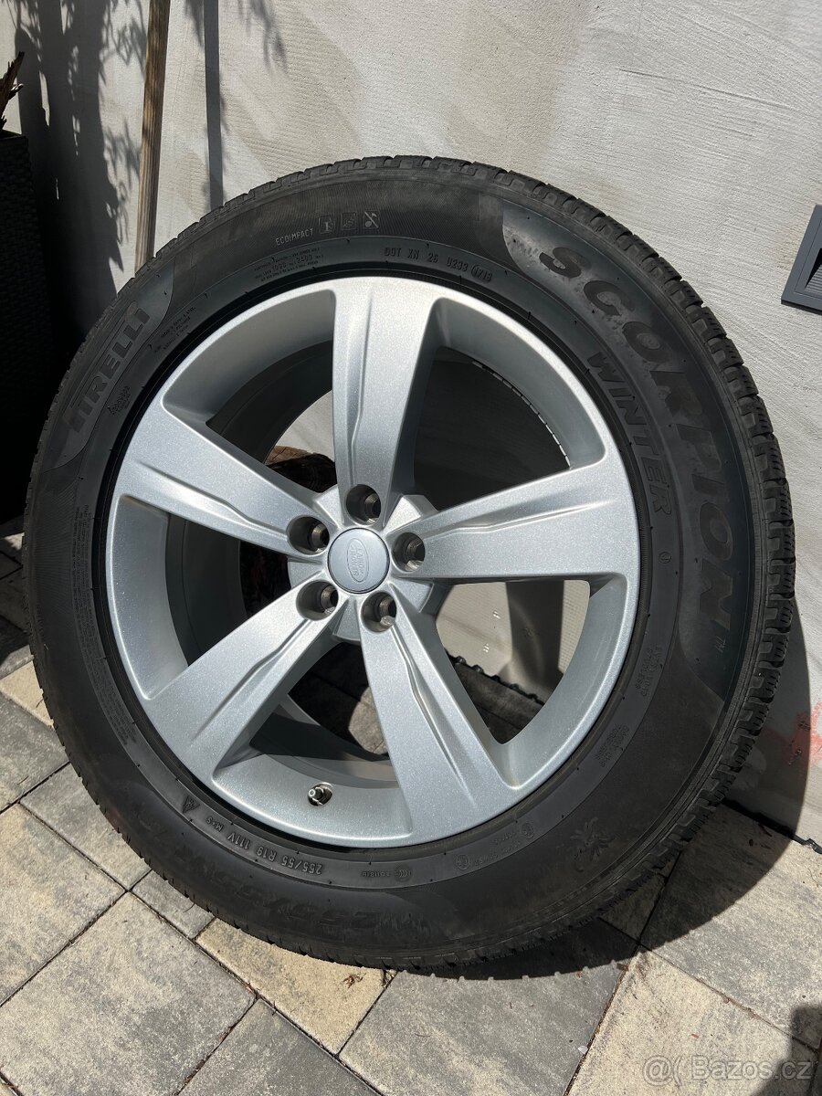 Alu kola Range Rover, Land Rover r19, zimní pneu