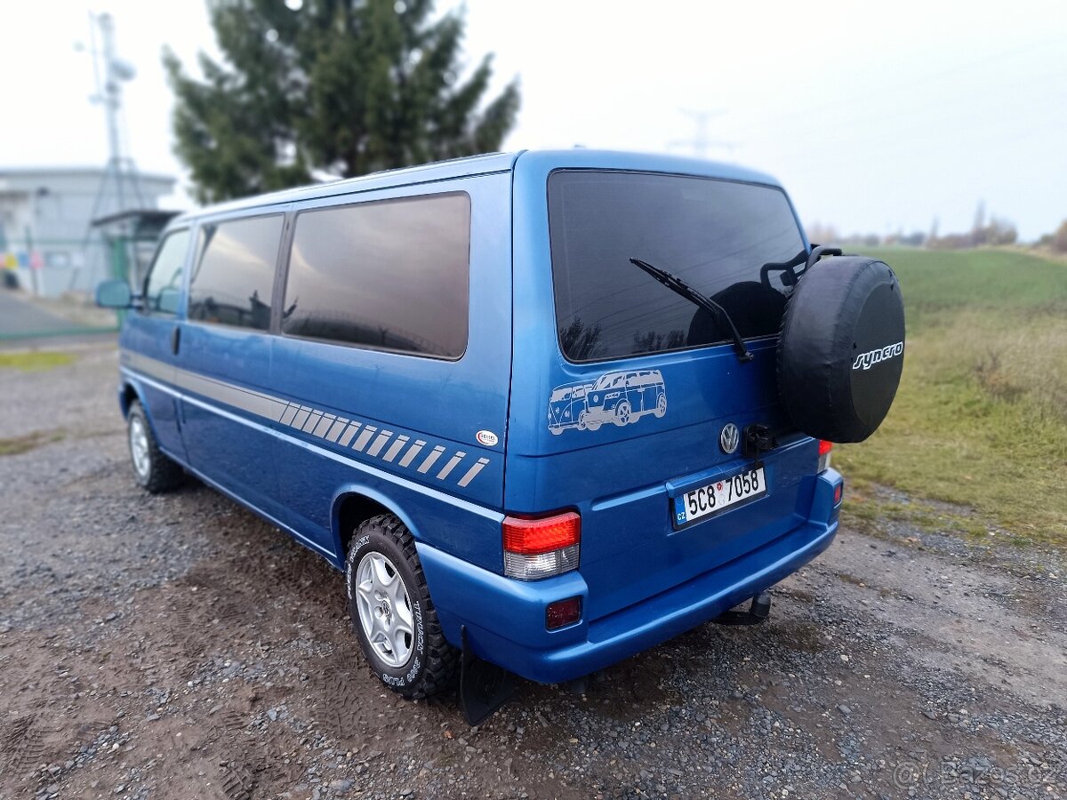 VW T4 CARAVELLE LONG 2.5.TDI 4X4 SYNCRO UZÁVĚRKA