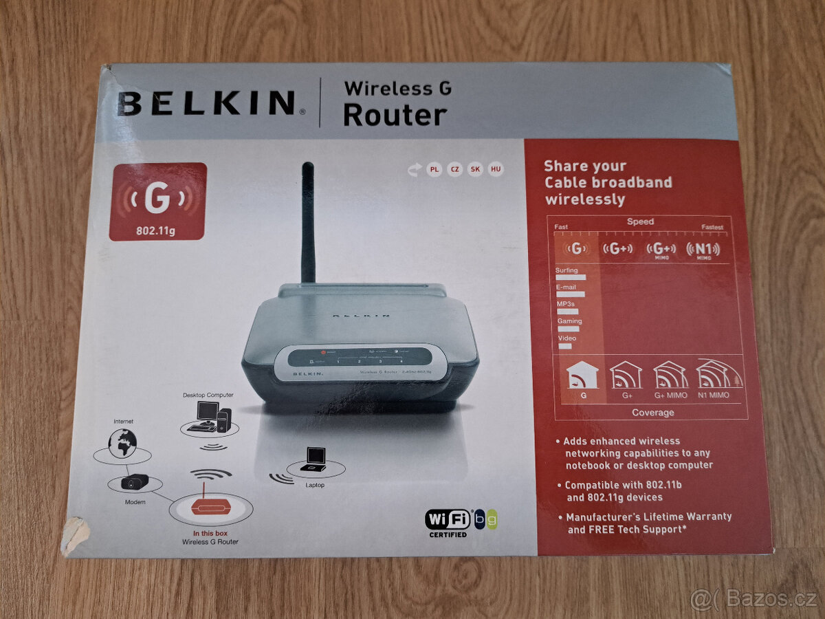 Wireless G router Belkin - 4