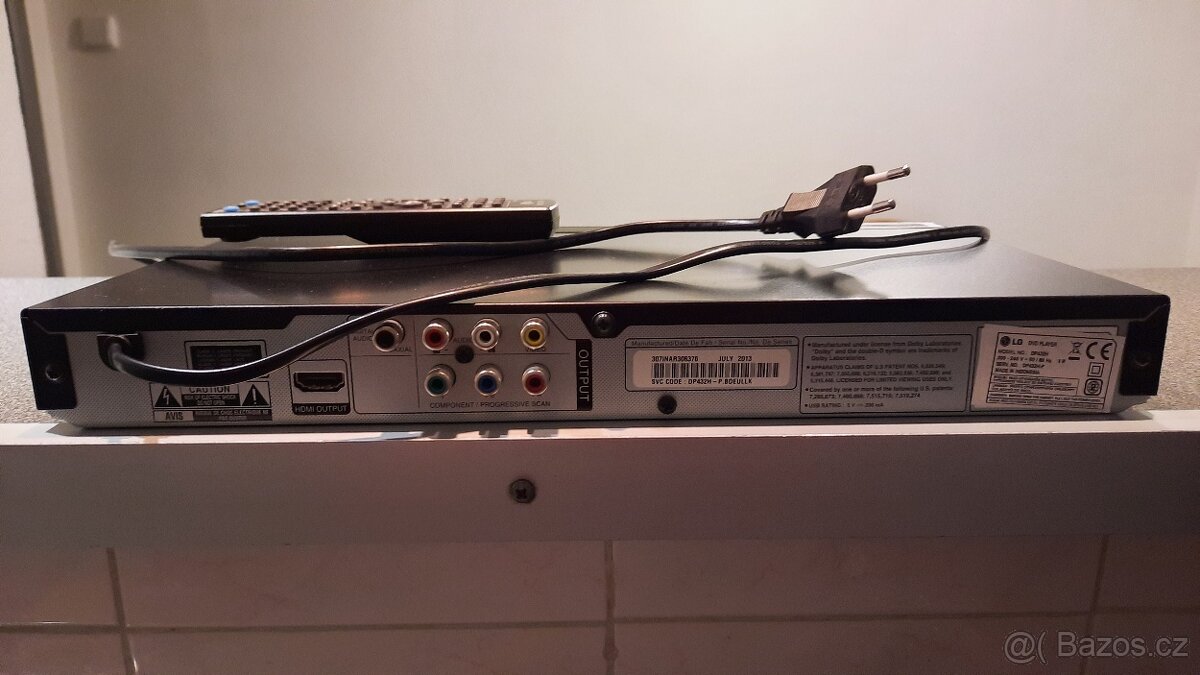 DVD přehrávač LG DP 432H - 4