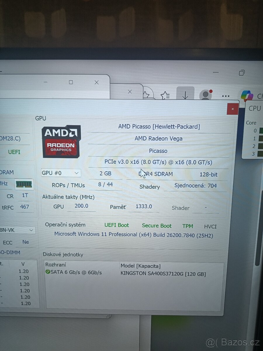 HP EliteDesk 705 G5 Mini – Ryzen 5 PRO / 16 GB RAM / SSD - 4