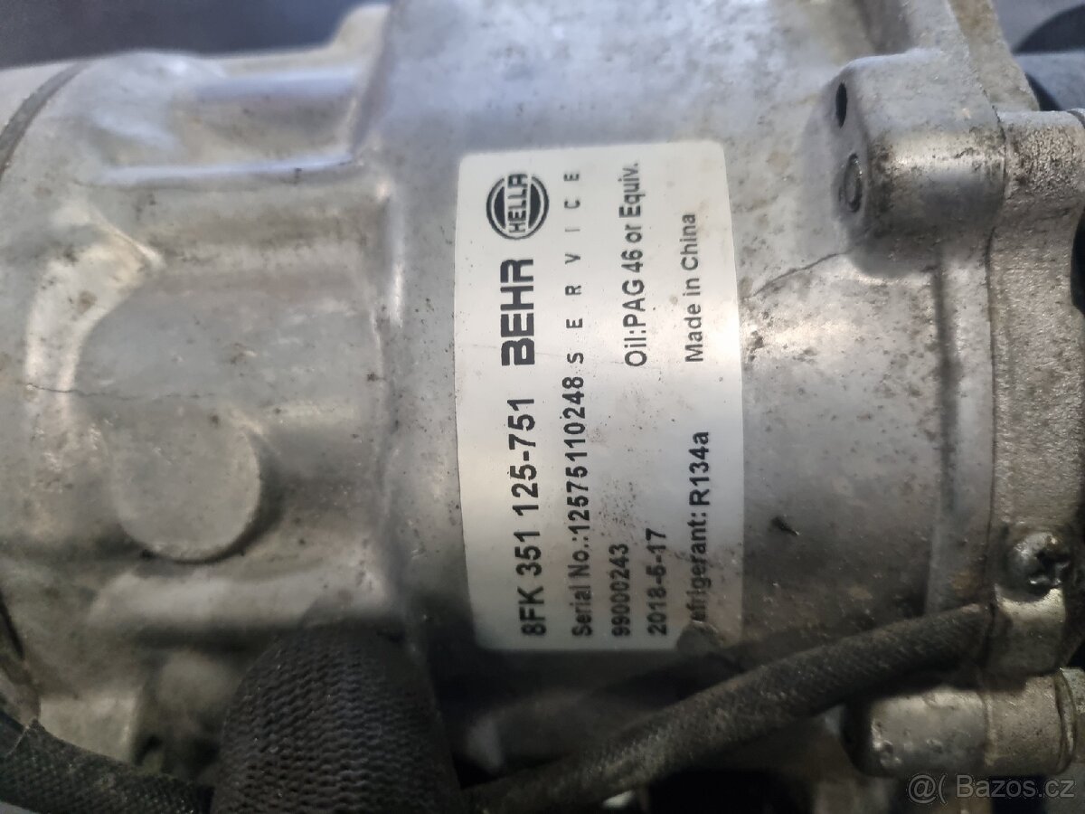 Kompresor klimatizace Hella - octavia, golf, sharan - 4