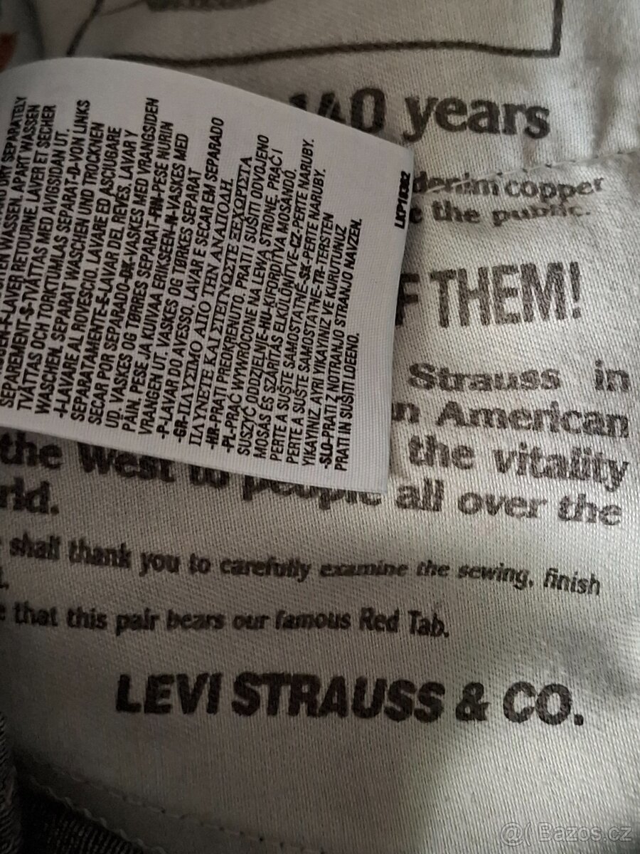 Y2K 3/4 Levi's jeans vel.S - 4