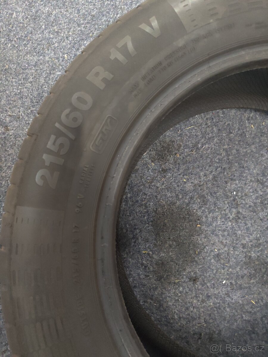 Prodám pneu 215/60R17 Continental - 4