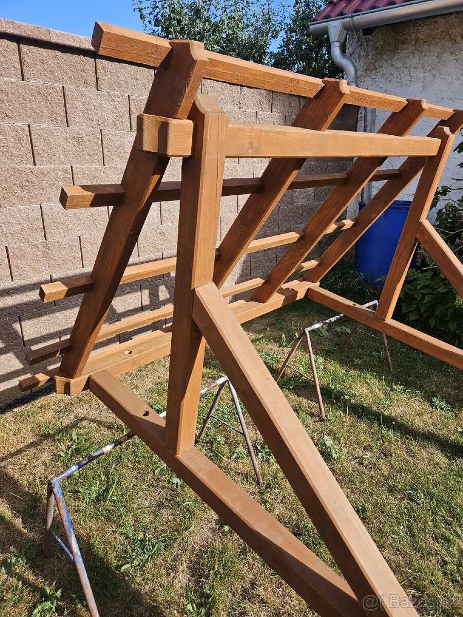 Dřevěný přístřešek nad dveře - 4