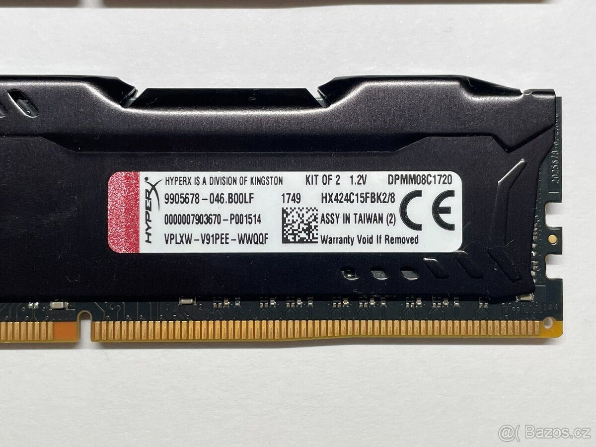 HyperX Fury DDR4 8 GB kit (2 × 4 GB) - 4