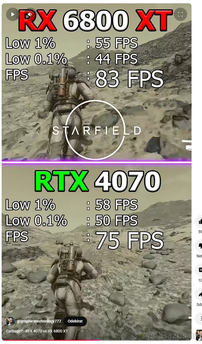 Herní PC Intel 11th,4TB disk,AMD RX 6800 8GB (výkon RTX4070) - 4