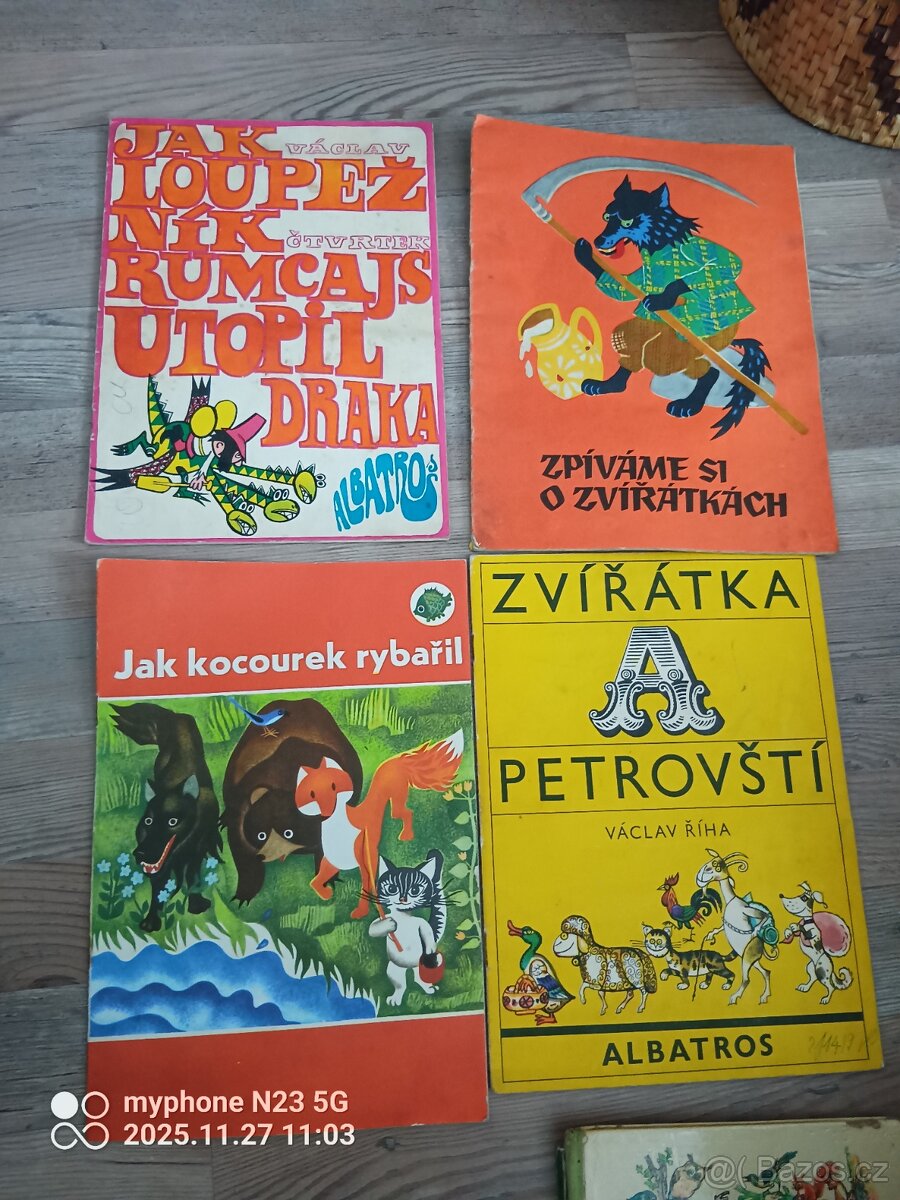 Retro dětské knihy leporela casopisy - 4