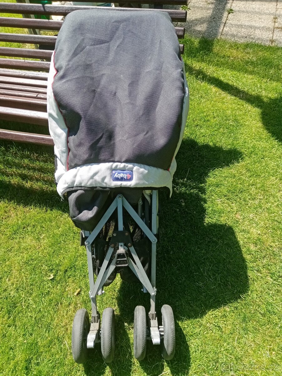 Golfáč-letní / skládací , černošedý - 4