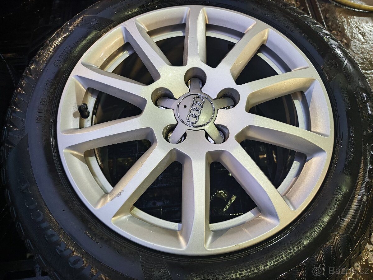 Alu sada =5x112 =orig. AUDI= s pneu= 205/60 R16 - 4