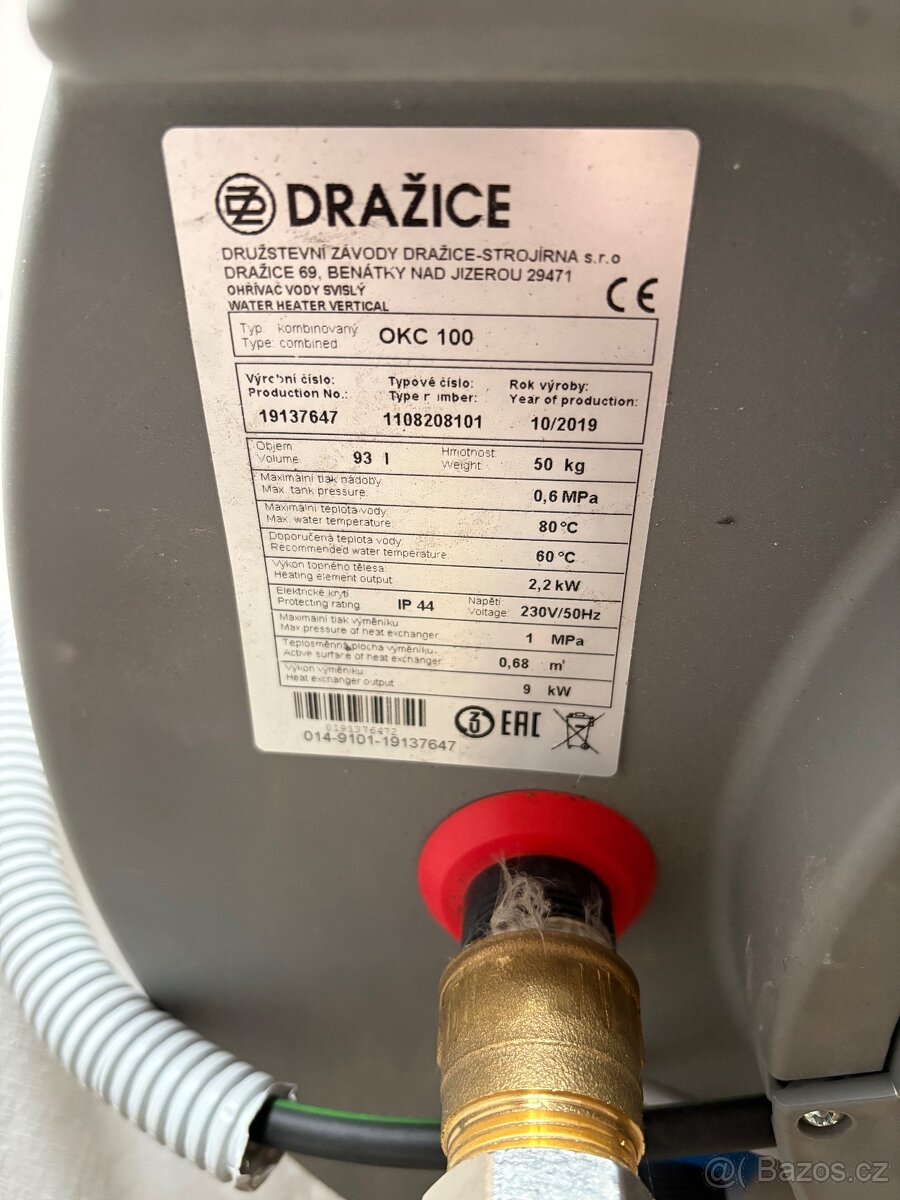 Elektrický bojler Dražice OKC 100 - 4