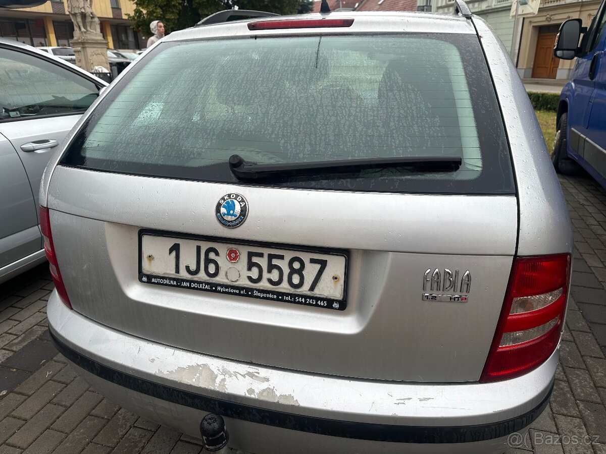 Škoda fabia 1 Díly stříbrná 9102 kod laku - 4