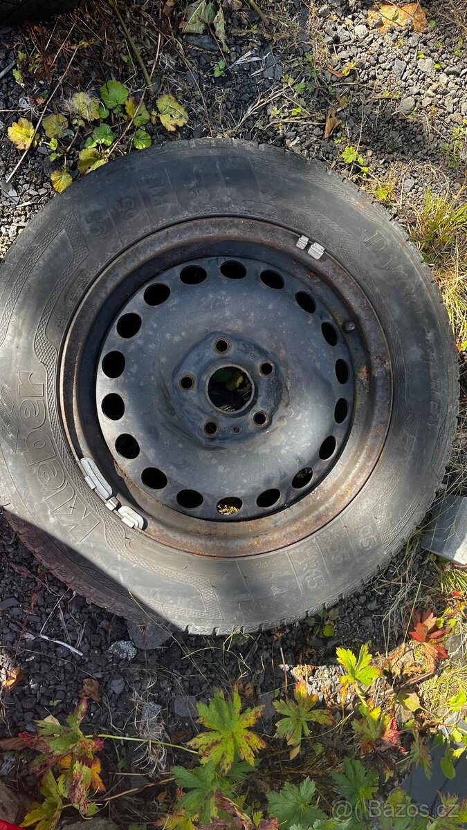 Disky 5×112 15" letní pneumatiky kleber 195/65R15 DOT 051 - 4