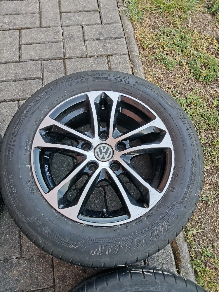 alu kola caddy 195/65/15. - 4