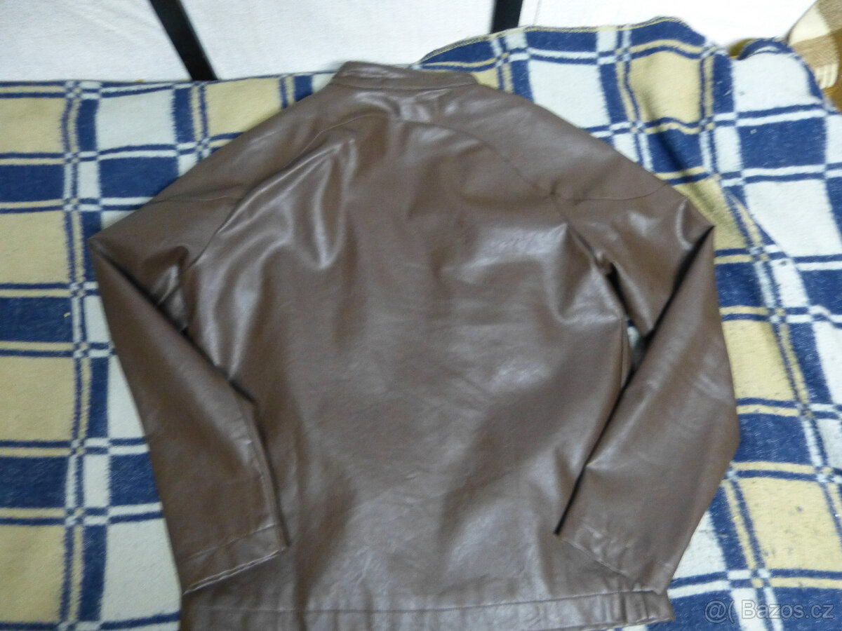 Pánská koženková bunda - 4