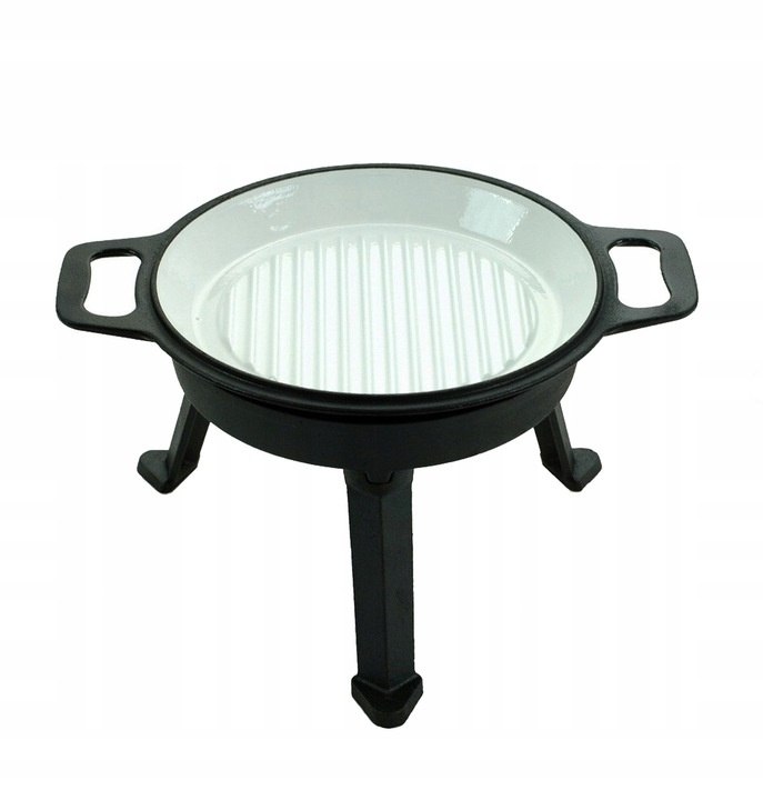 MYSLIVECKY SMALTOVANÝ litinový 15L kotlík - 4