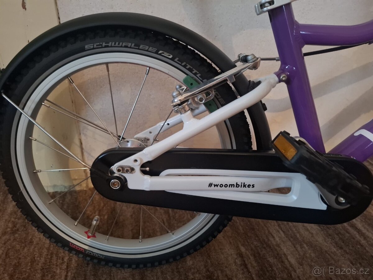 Woom 3 - fialové dětské kolo - 4