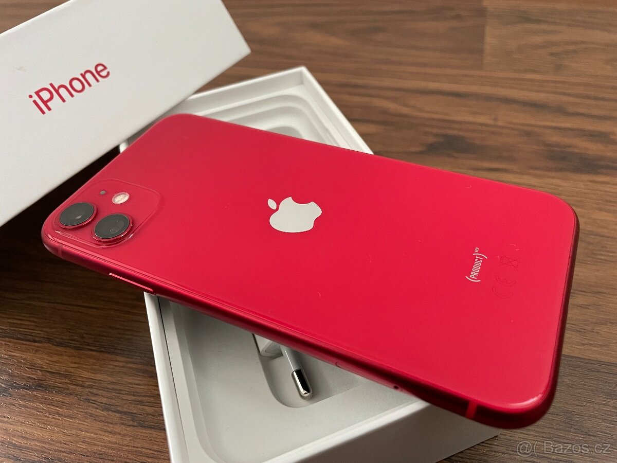  Apple iPhone 11 Product RED 64 GB, top stav - 4