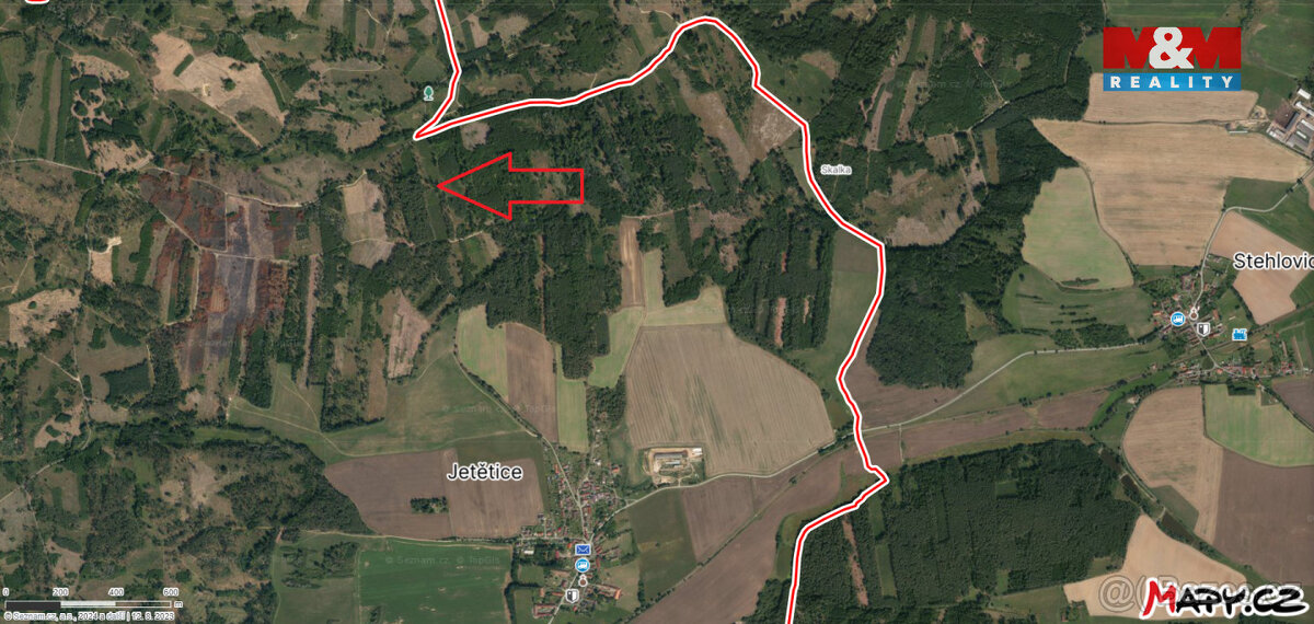 Prodej lesa, 15115 m², Jetětice - 4