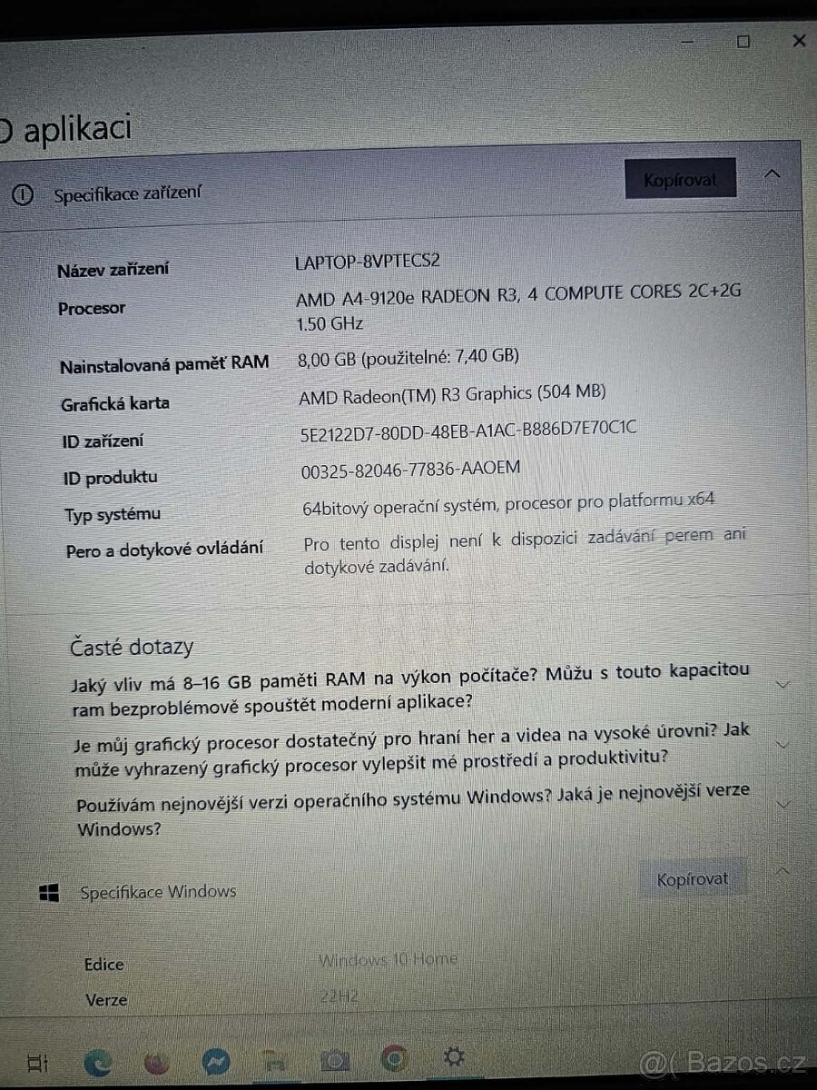NOTEBOOK Acer - 4