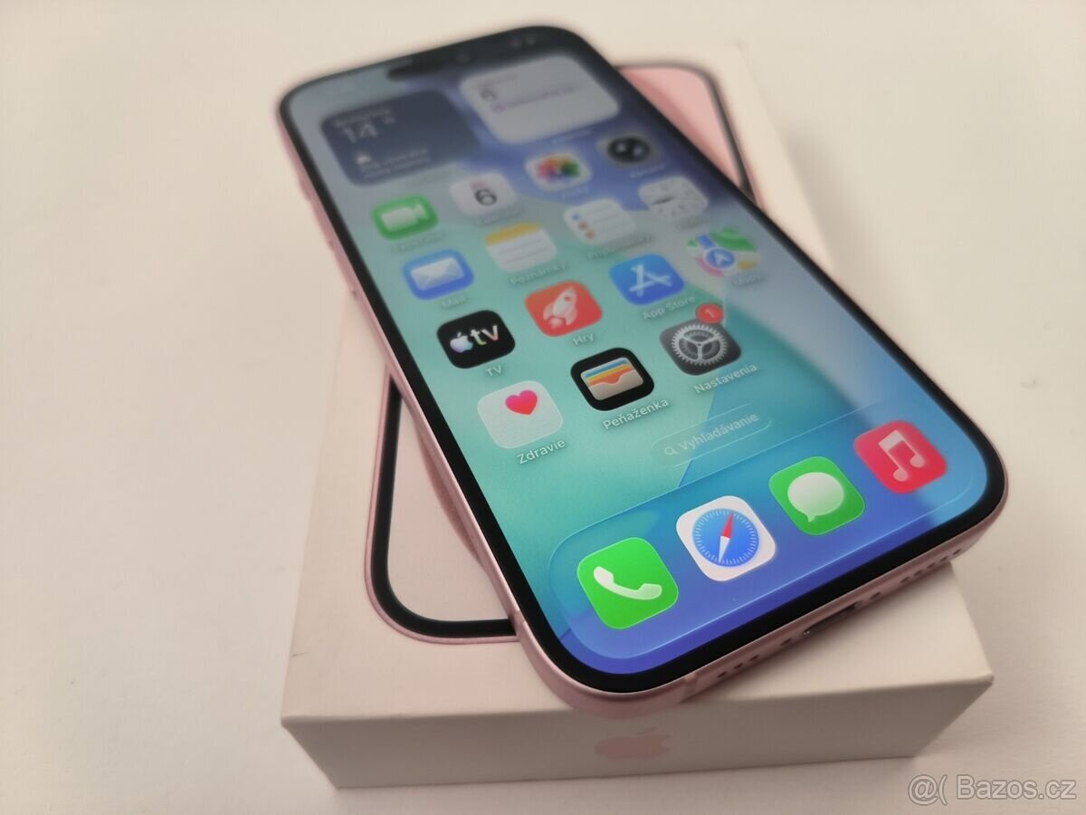 apple iphone 15 128gb Midnight / Batéria 87% - 4