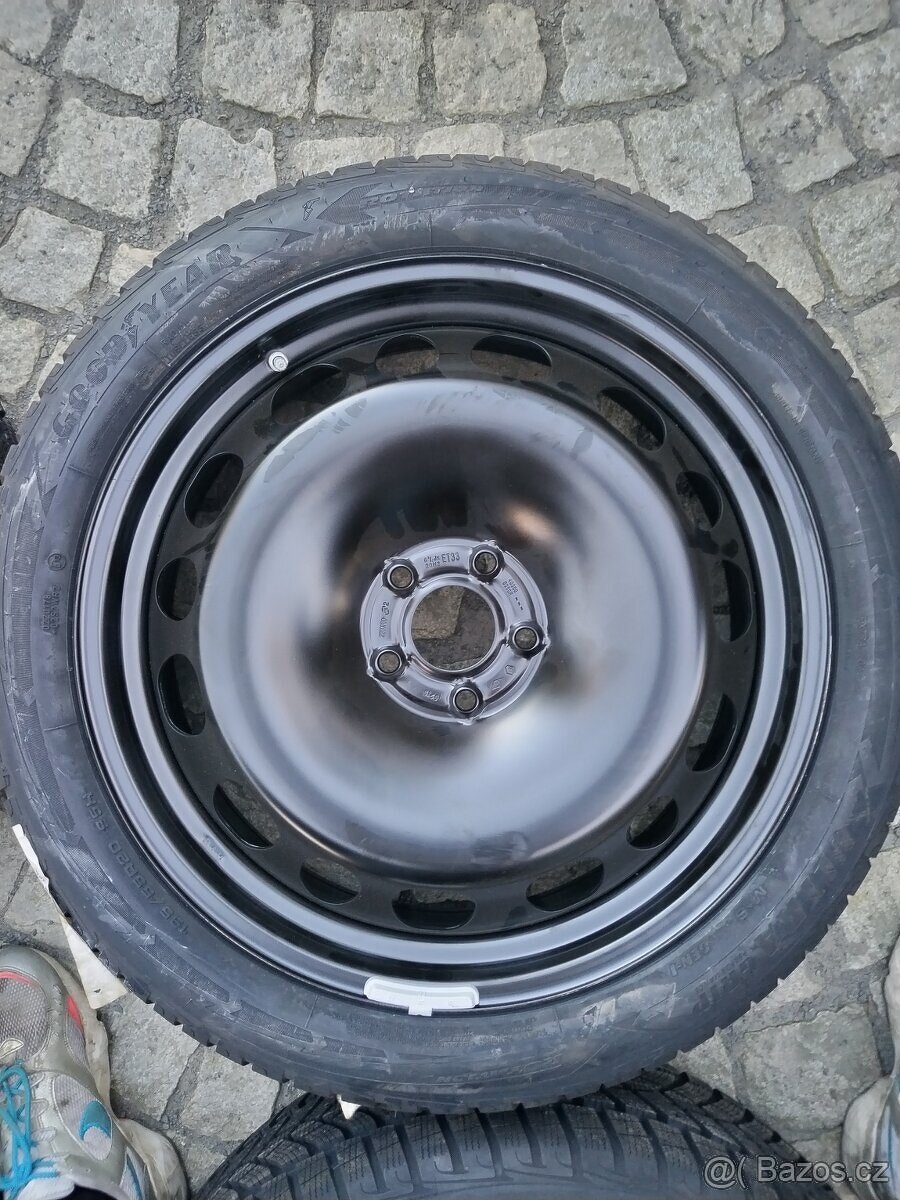 Renault scenic disky 5x114,3 s pneu 195/55/20 zima - 4