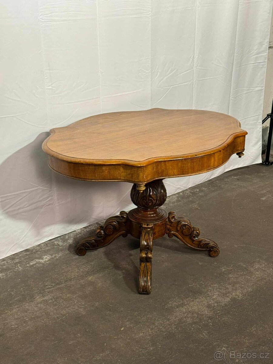 Starožitný salonní stolek (133013) - 4