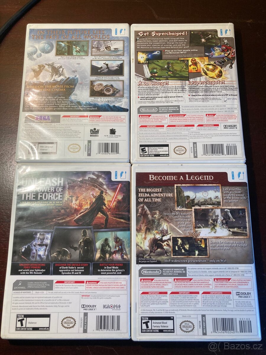 Hry Nintendo WII a 3DS USA - 4