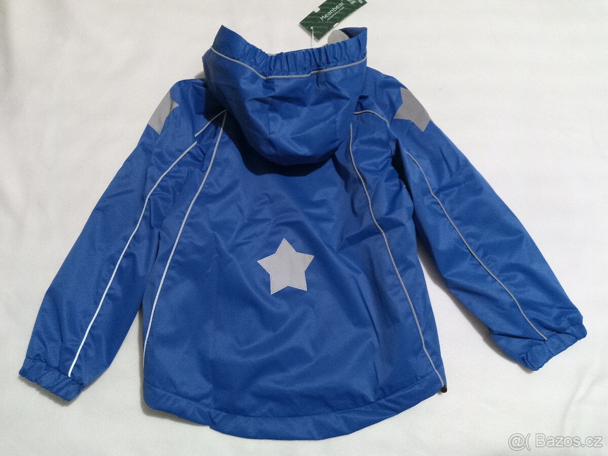 Nová dětská nepromokavá bunda, 122/128 - 4
