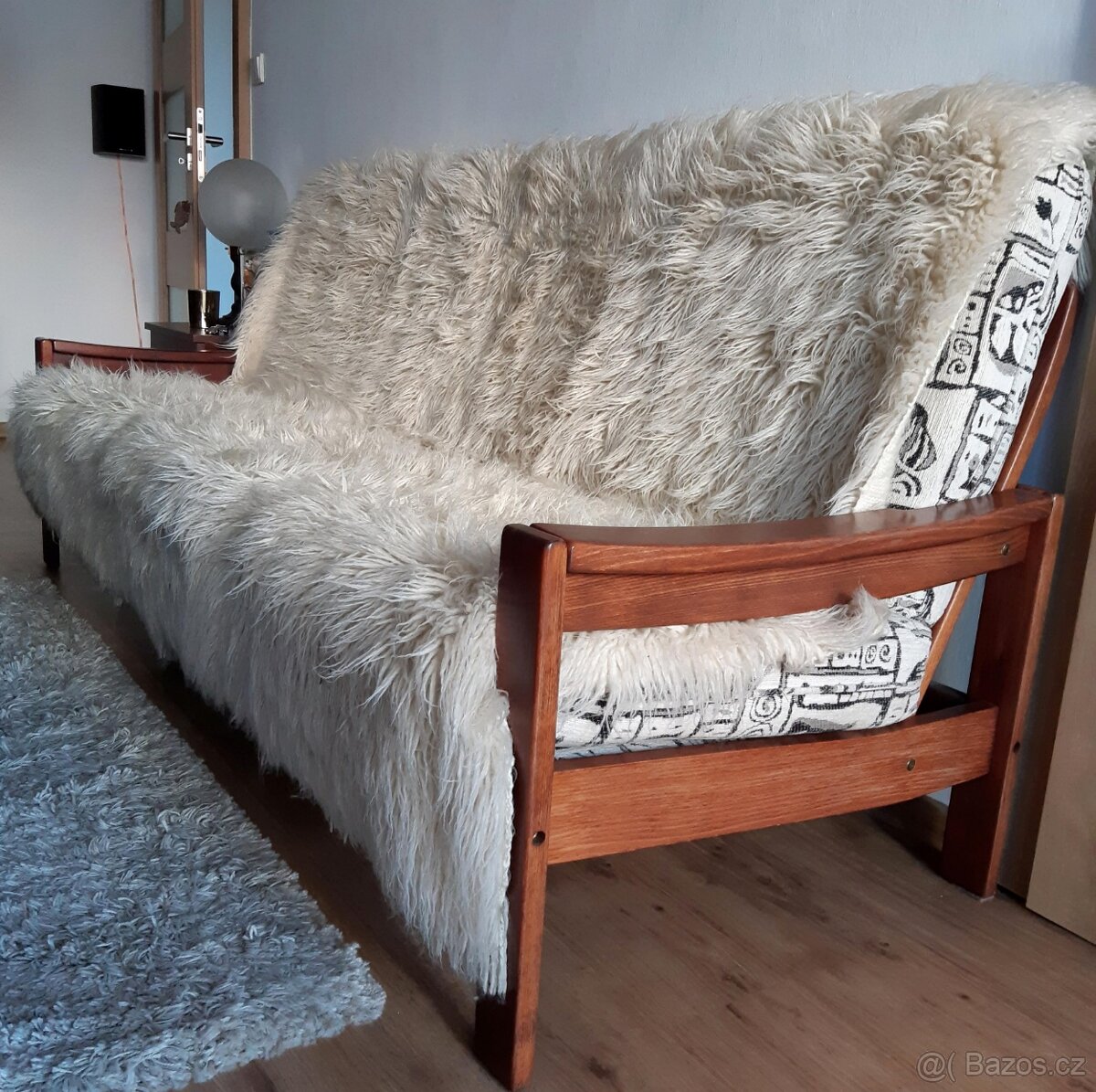 Vlněný přehoz na sedací soupravu - 4