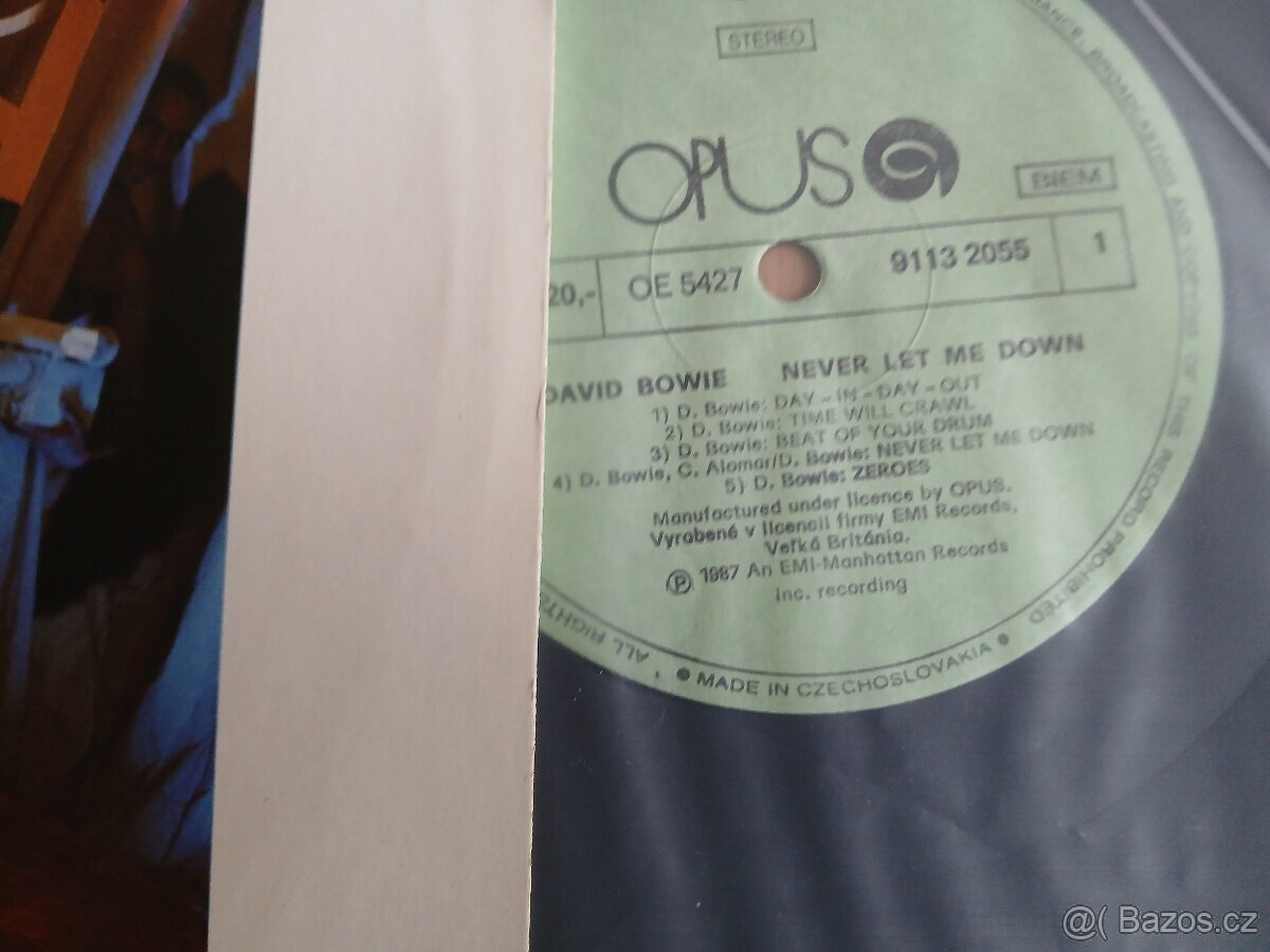 DAVID BOWIE - Never Let Me Down (starý vinil - LP) - 4