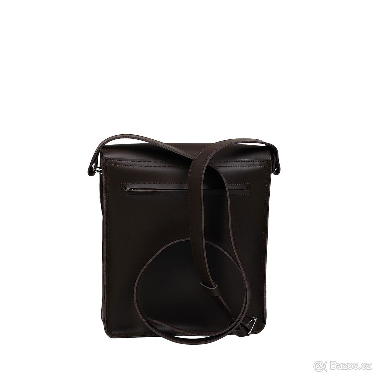 Kožená taška - hnědá - NOVÁ - 4