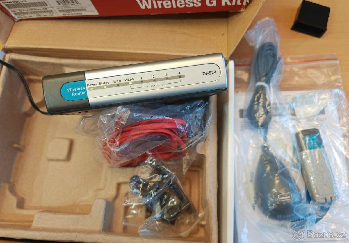 Modem / router D-Link DWL-922 + USB Wireless - 4