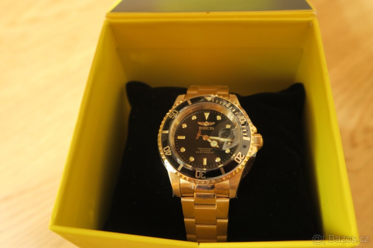 Invicta Pro Diver 200M zlatá barva - 4