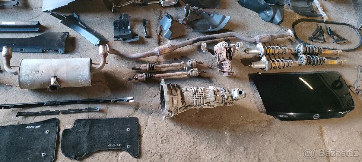 DÍLY Mazda MX-5 NC RHD, 2.0 160PS, Billstein, samosvor - 4