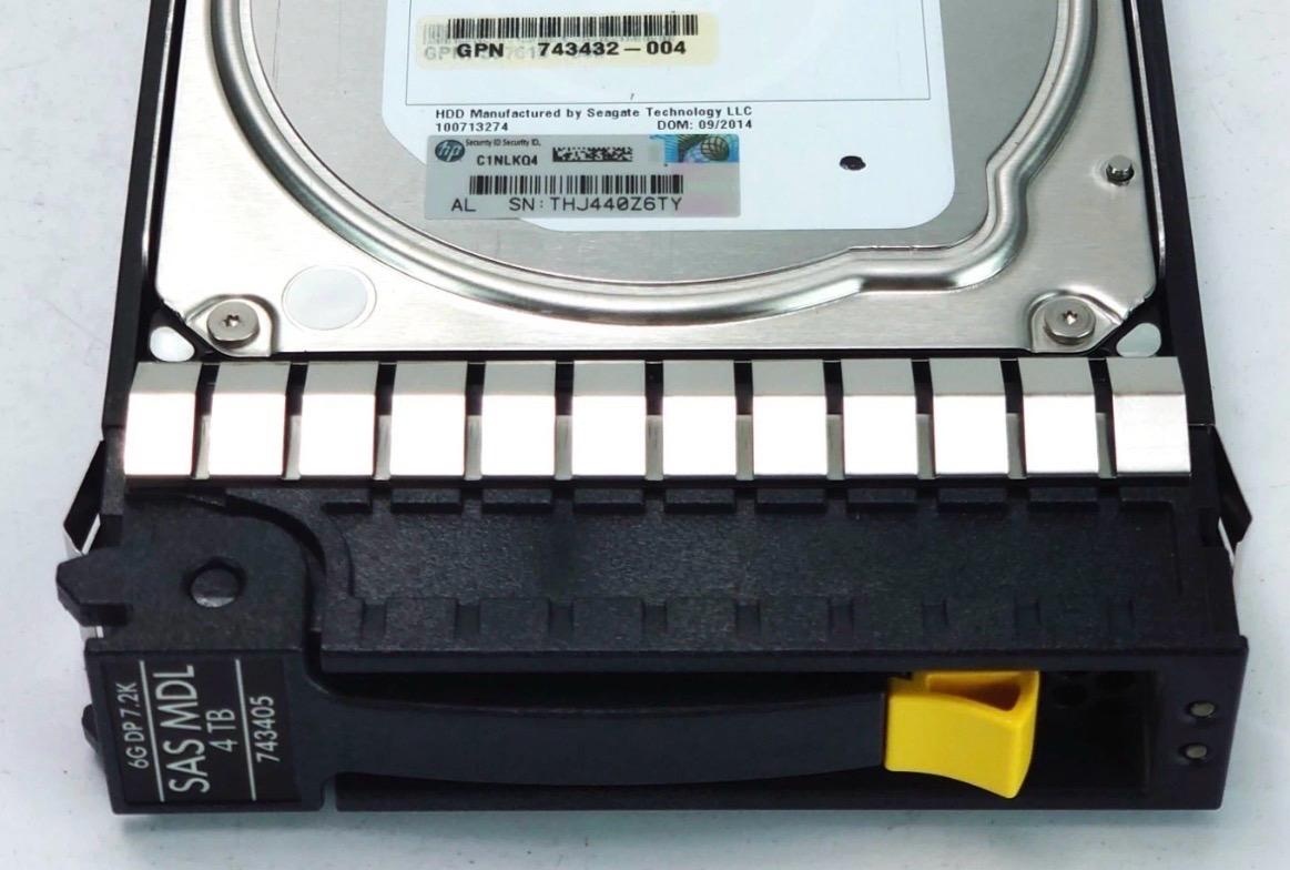 💽 NOVÝ HP 4TB 7200rpm SAS pevný disk s rámečkem - 4