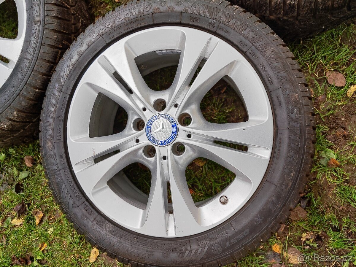Zimní sada Mercedes w205 r17 5x112 Dunlop 225/50/17 - 4