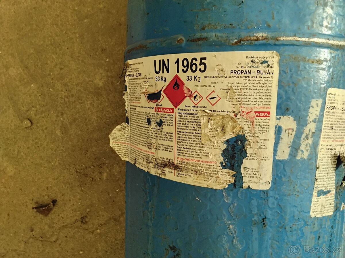Láhev propan -butan 33 kg - 4