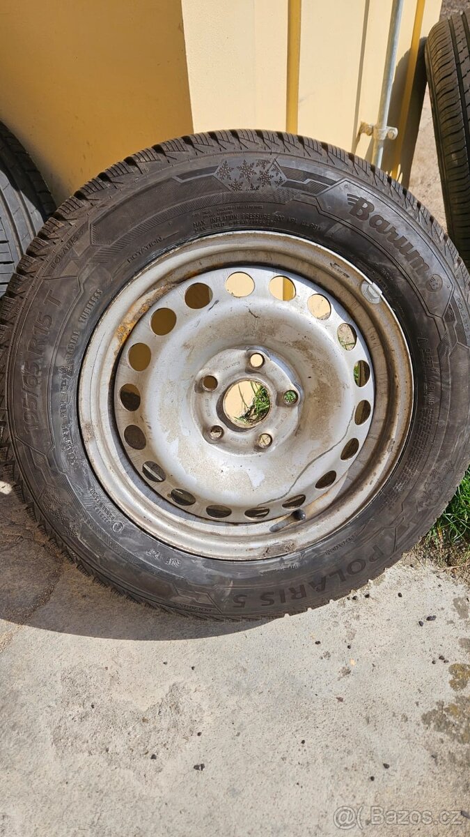 195/65 R15 6 kusů pneu vč. disků 5x112 jen za 2500,-Kč - 4