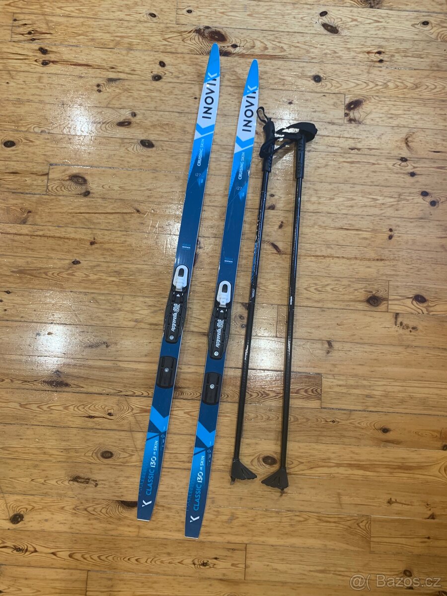 Dětské běžky pro začátečníky včetně hůlek - 4