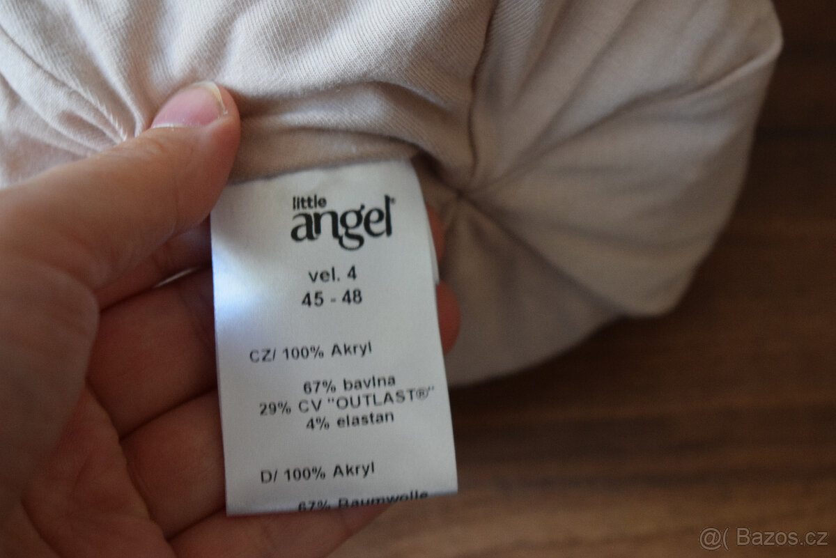 Nová zimní pletená čepice outlast Little Angel vel. 4 natur - 4