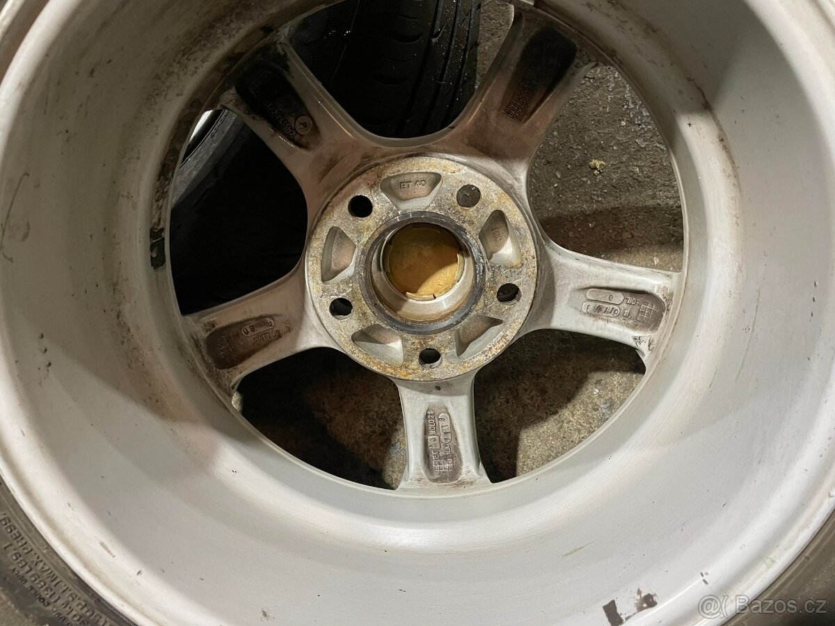 Alu kola R15 5x114,3 letní pneu NEXEN 185/65/15 - 4