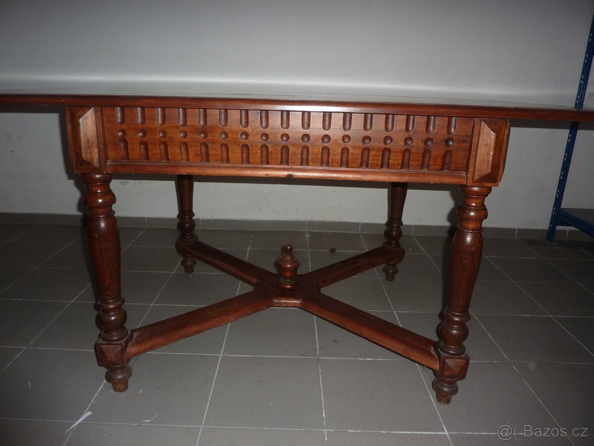 Velký jídelní stůl 176 x 91, masiv - 4