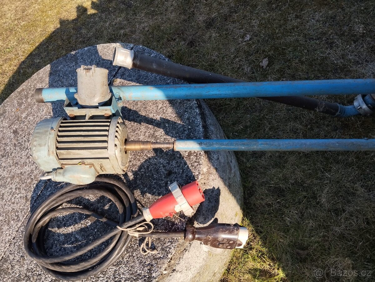 Kalové čerpadlo na vyčerpání septiku - 4