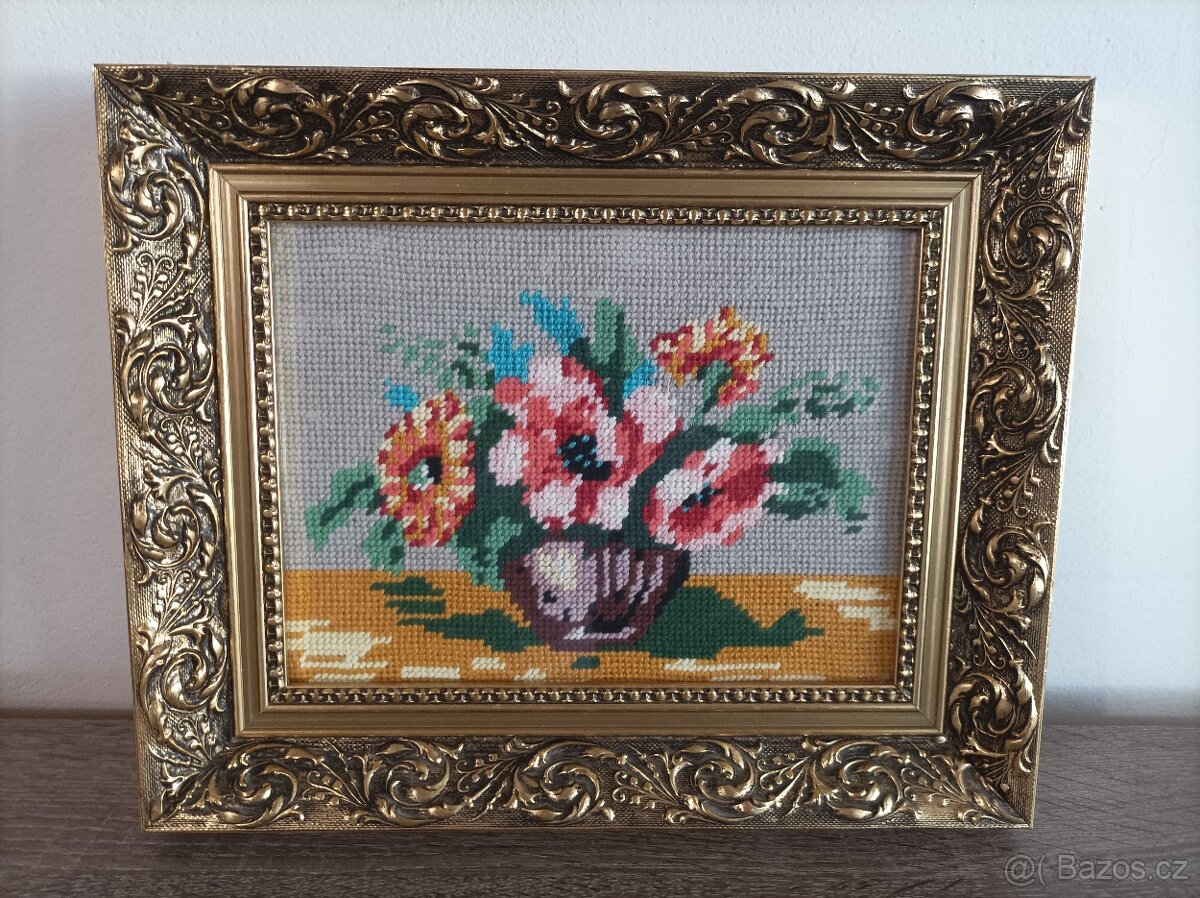 Ručně šité pozlacené obrazy - 4