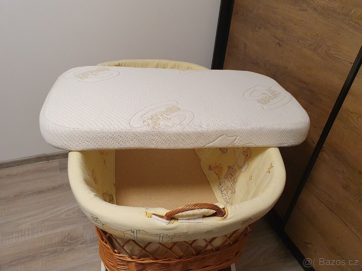 Proutěný košík pro miminko - 4