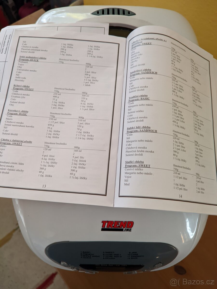 Domácí pekárna, kuchyňský robot - 4