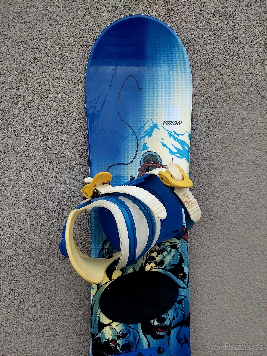 Dětský snowboard YUKON, 105 cm + boty - 4