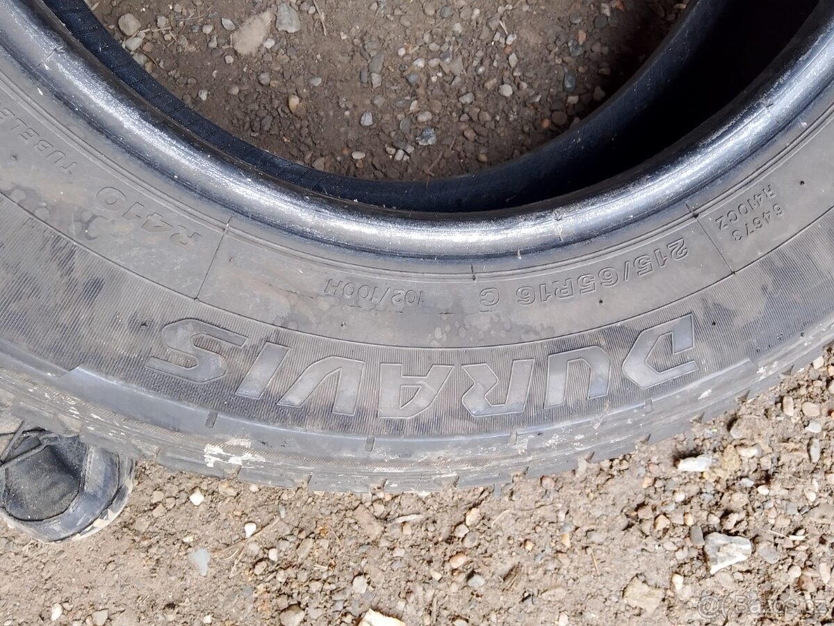 215/65/16c 102/100h Bridgestone - letní pneu 2ks dodávkové - 4