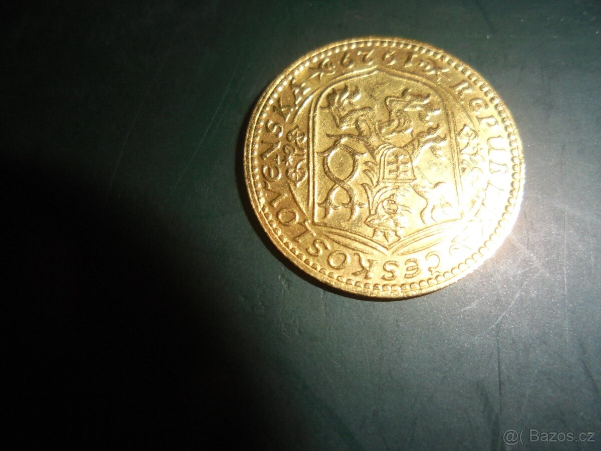 Prodám zlatý svatováclavský dukát r.1929 - 4